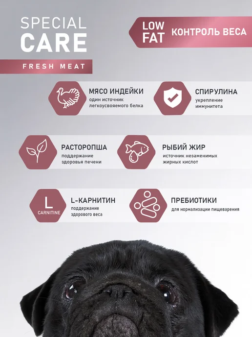 Сухой корм AWARD Контроль Веса для собак, взрослые, 2 кг, фото 4