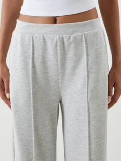 Женские спортивные штаны с эластичным поясом широкие штанины