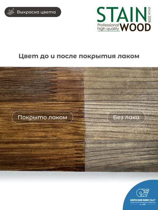 StainWood Морилка по дереву на водной основе PRO (цвет Pepper), 1л, 1 л, фото 2