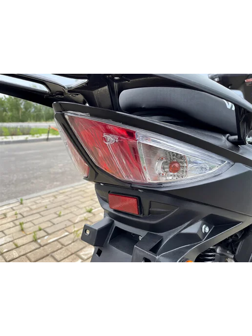 ТЕХНОМОТОРФ Скутер VMC Corsa RS 49 (150), черный матовый, белый, фото 7