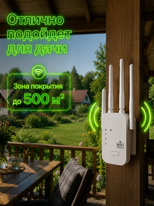 Усилитель wifi сигнала для роутера, белый, фото 2