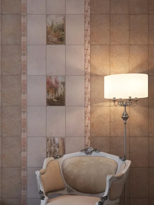 Gracia Ceramica Керамическая плитка Palermo 01 decor 250х400, 250x400, фото 2