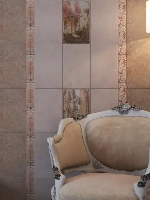 Gracia Ceramica Керамическая плитка Palermo 01 decor 250х400, 250x400, фото 3