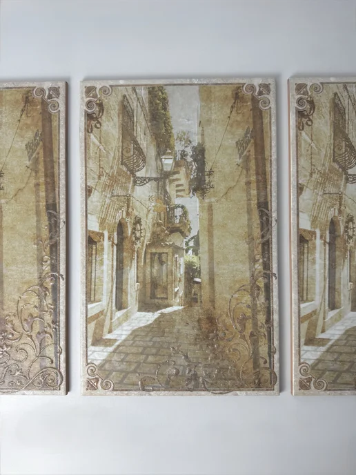Gracia Ceramica Керамическая плитка Palermo 01 decor 250х400, 250x400, фото 7