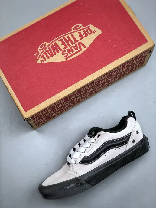 Vans Кроссовки Knu Skool, черный, фото 6