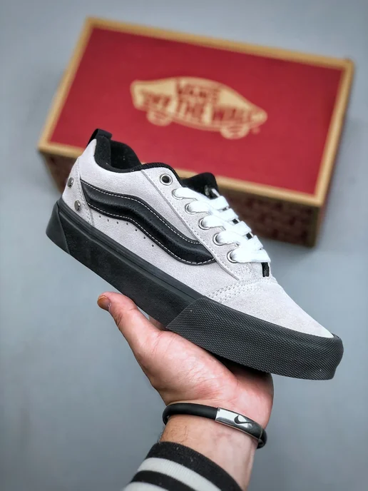 Vans Кроссовки Knu Skool, черный, фото 9