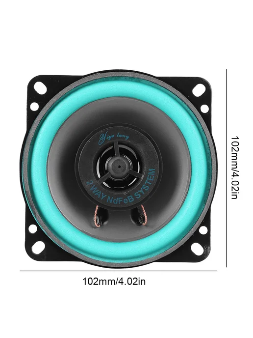 Автоакустика 4" Full Range 12В ж д гудок влагозащита, вариант, фото 4