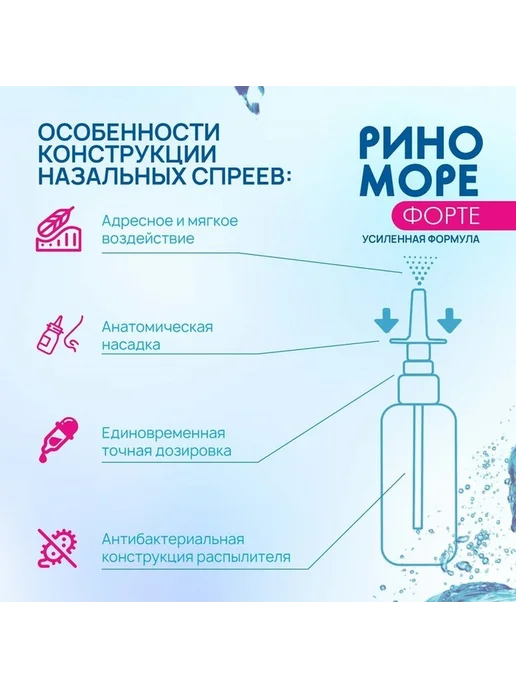 Гигиенический спрей для носа с увлажнением и защитой, вариант, фото 7
