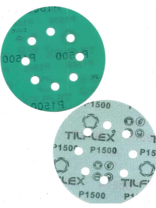 TILFLEX Шлифовальные круги на липучке 125 мм, Р1500, 8 отв, 5 шт, 5 шт, фото 2