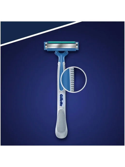 GILLETTE Blue Simple3 бритвенный станок 8 штук, 8 шт, фото 2