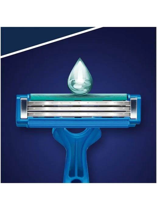 GILLETTE Blue Simple3 бритвенный станок 8 штук, 8 шт, фото 4