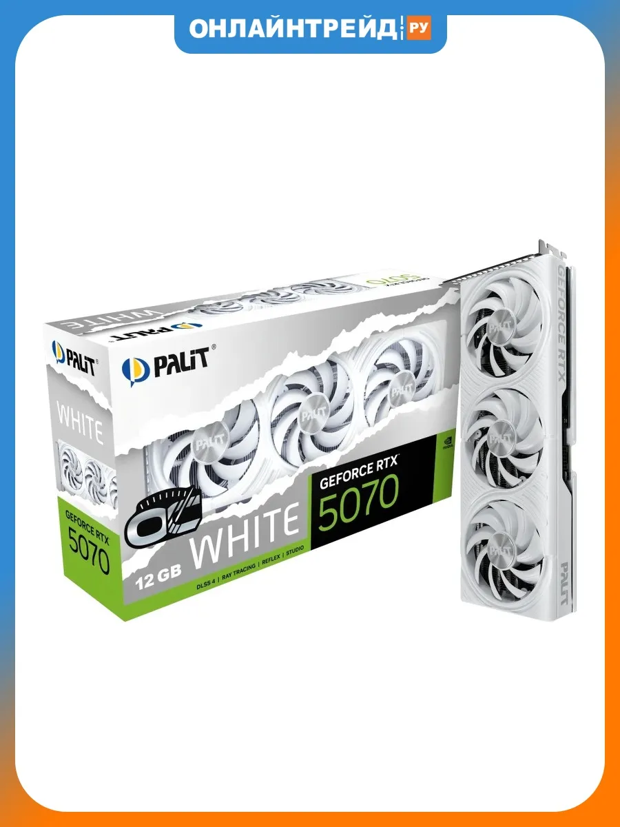 Видеокарта GeForce RTX 5070 WHITE OC 12G