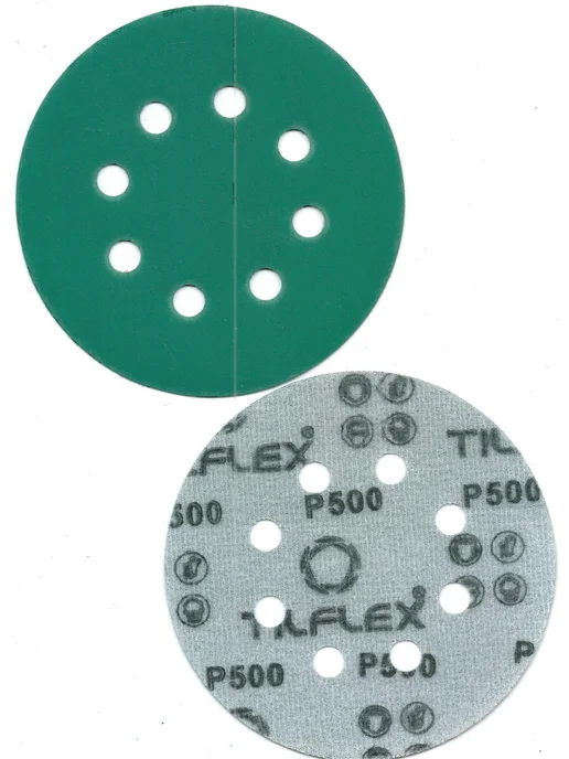 TILFLEX Шлифовальные круги на липучке 125 мм, Р500, 8 отв, 5 шт, 5 шт, фото 2