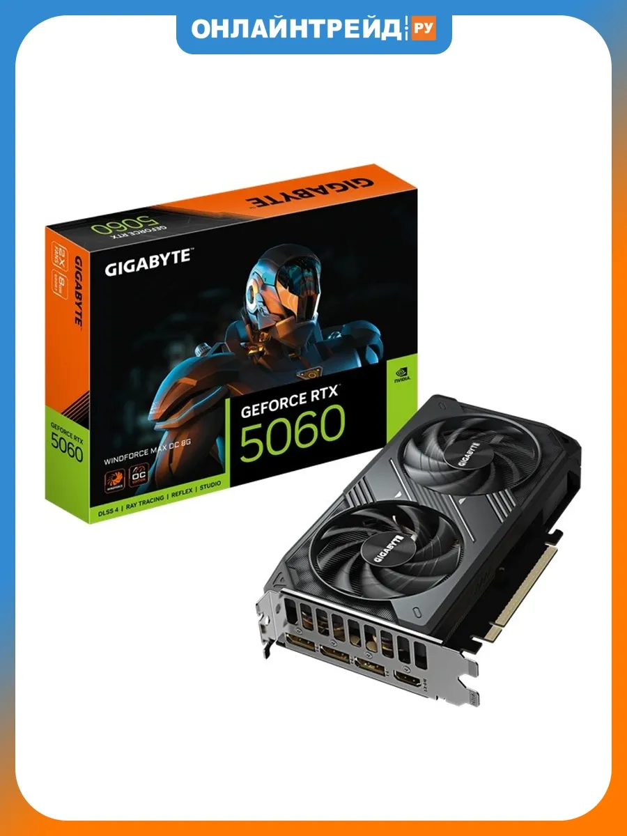 Gigabyte Видеокарта GeForce RTX 5060 WINDFORCE MAX OC 8G