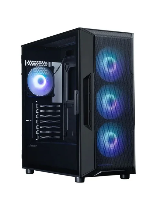ATX Корпус Miditower Zalman i3 Neo ARGB V2 Black, черный, фото 8