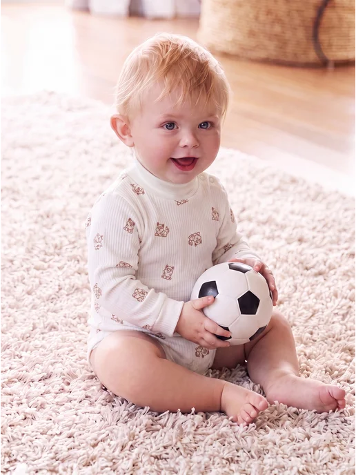 IVANOVO KIDS Боди-водолазка для новорожденных набор 2 шт, 2 шт, фото 8
