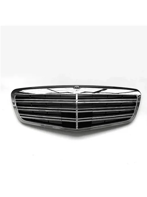 Сменная передняя решетка для Mercedes-Benz W221 (2009-2012), серый, фото 2