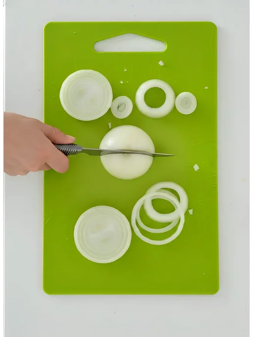 IKEA Разделочная доска Хопплес 24*15 см, салатовый, 24x15 см, 2 шт, фото 2