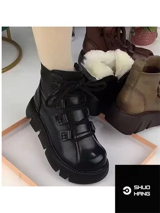 Ботинки, черный