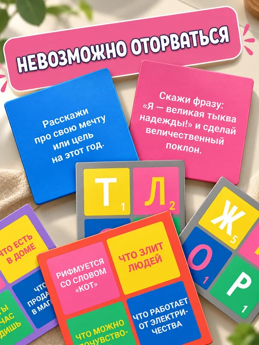 Игра Ура! Настольная игра в слова для всей семьи Шевели мозгами 6+, фиолетовый, фото 2