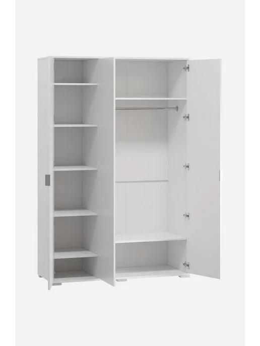 Woodcraft Шкаф для одежды 180х40х220 Белый, Соло 3.2, 40x220, фото 5
