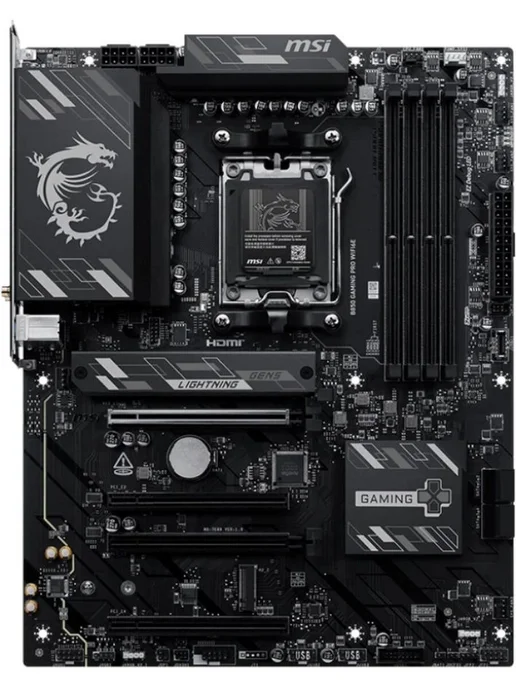 MSI MPG B850 EDGE TI WIFI AM5 DDR5 Материнская плата, черный, фото 3