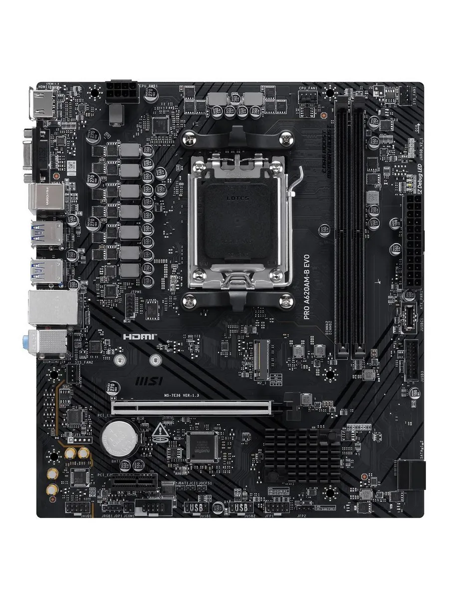 Материнская плата PRO A620AM-B EVO MSI 725383514 купить в интернет‑магазине Wildberries