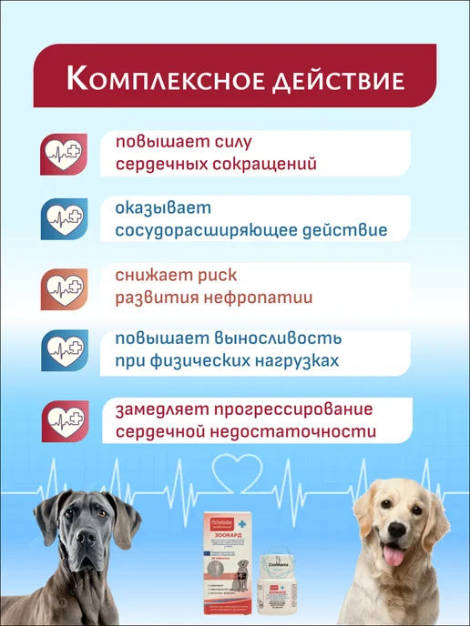 Пчелодар Зоокард для крупных собак, 4,8 мг, таблетки, № 20, вариант, фото 2