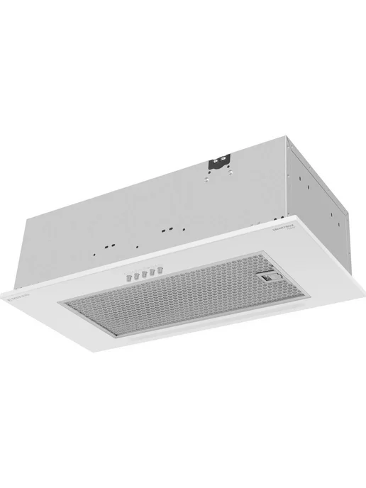 Meferi Вытяжка кухонная SMARTBOX60WH GLASS POWER 60 см встраиваемая, белый, фото 2