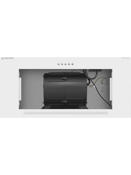 Meferi Вытяжка кухонная SMARTBOX60WH GLASS POWER 60 см встраиваемая, белый, фото 4