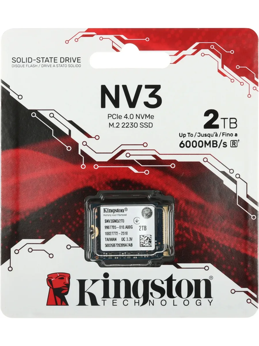 Kingston Твердотельный накопитель SNV3SM3 2T0