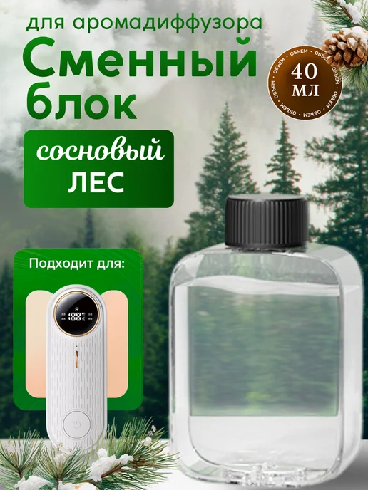 TexnoParts Сменный блок для аромадиффузора, белый, в упаковке 51 г