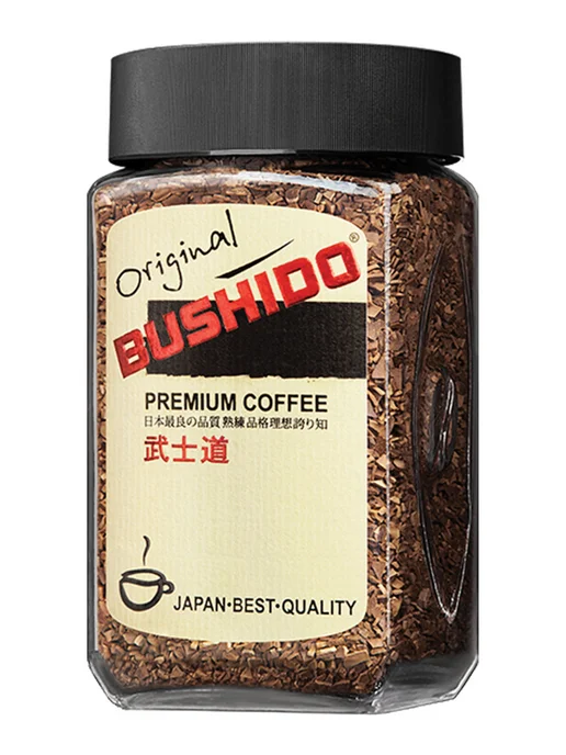 BUSHIDO Кофе растворимый 100 г сублимированный, 100 г, фото 2