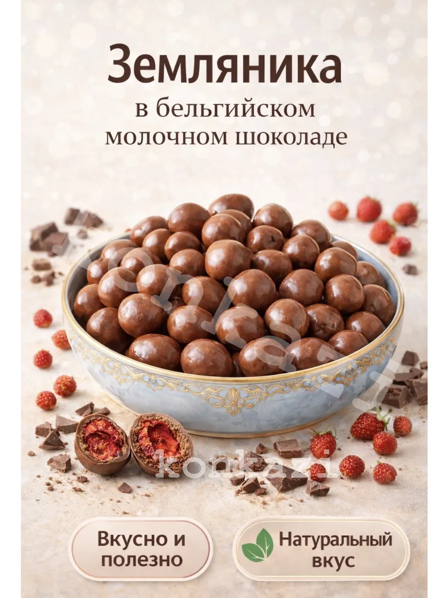 Земляника ягода в бельгийском шоколаде