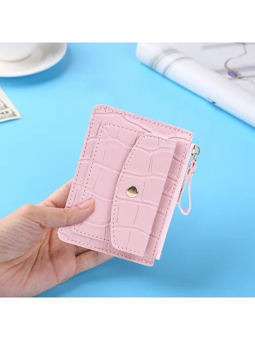 Женский кошелек- картуholder PU кожа мультитечка для дам (, розовый, фото 6