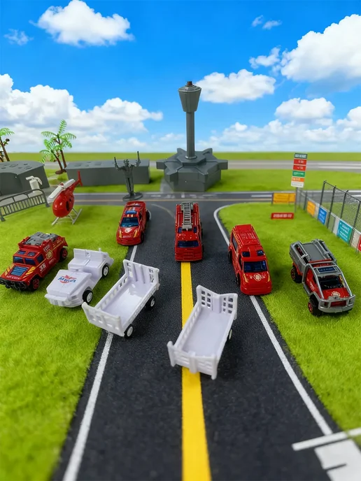 AUTODRIVE Игрушечный автомобиль для дошкольного образования, красный, фото 4