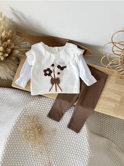 FMPDC baby Костюм для малышей, белый, фото 4