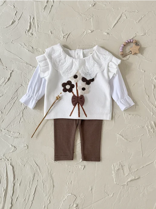 FMPDC baby Костюм для малышей, белый, фото 5