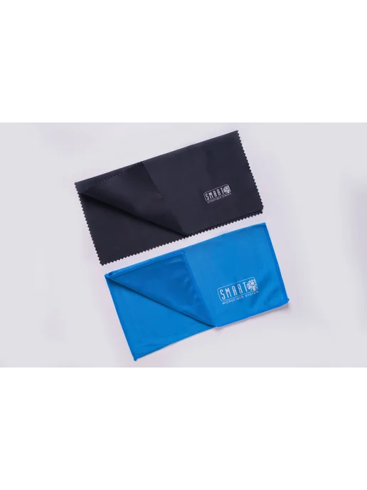 Smart Microfiber System Салфетка для очков и оптики Smart, 20х20 см, голубая, 20x20 см, фото 4