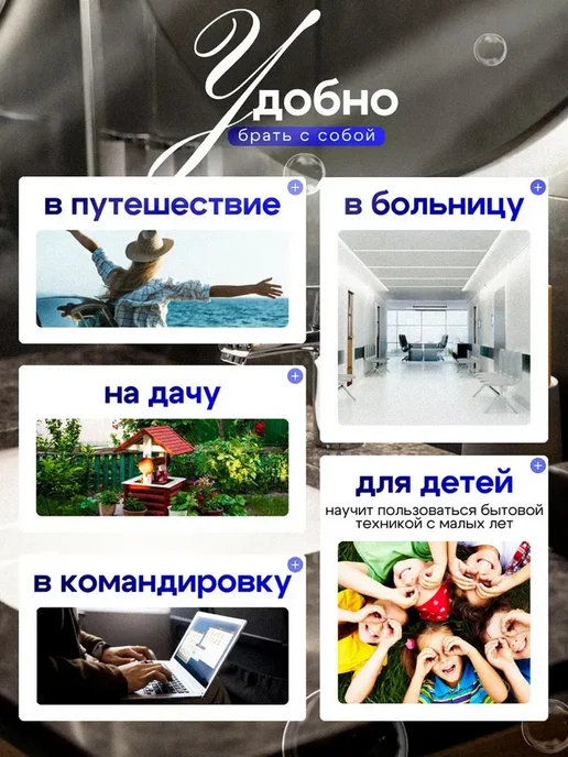 Портативная складная стиральная машина с отжимом 12 л, 12 л, фото 4