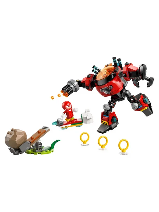 LEGO Sonic 77005 Наклз против меха-яйцедробилки Доктора Эггмена, красный, фото 2