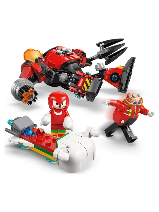 LEGO Sonic 77005 Наклз против меха-яйцедробилки Доктора Эггмена, красный, фото 5