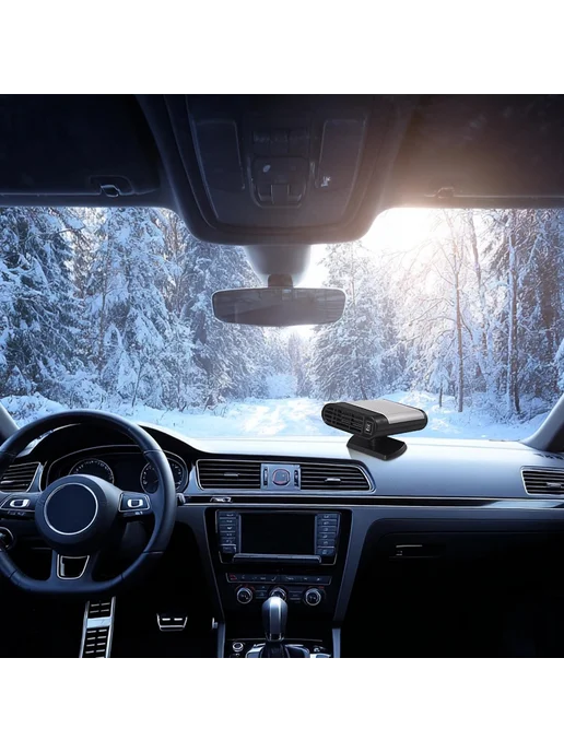 Обогреватель авто 12V вентилятор обдува defogger Defroster (, вариант, фото 7