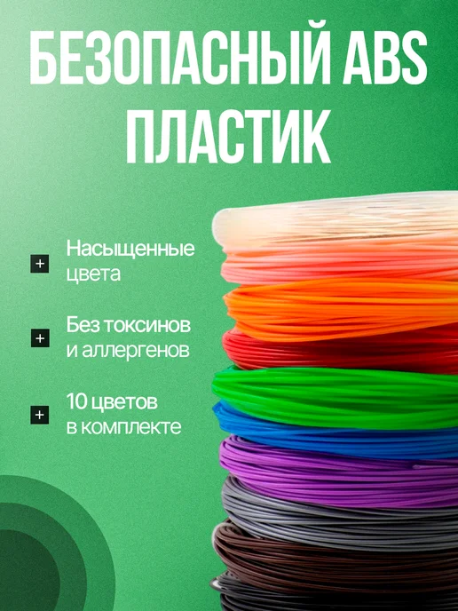 3Д Ручка желтая с набором пластика ABS трафаретами, желтый, фото 4