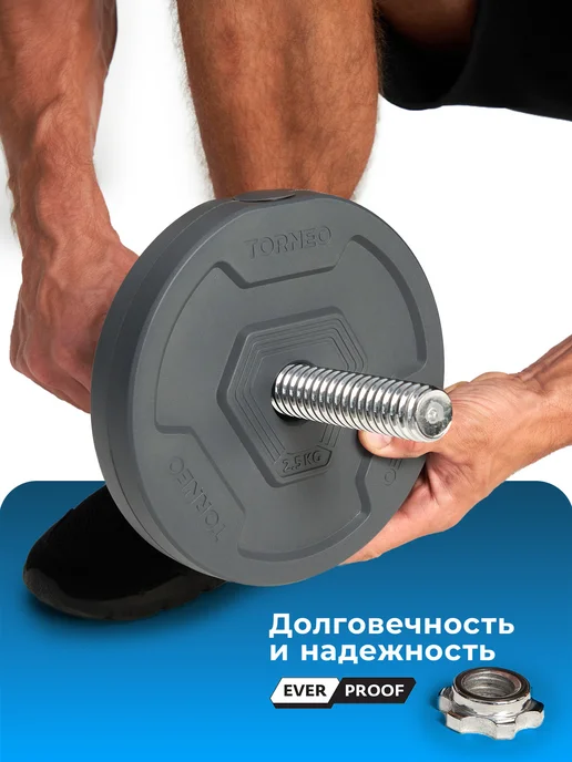 Torneo Диск 5 кг в корпусе из ПВХ, 2,5 кг, фото 3