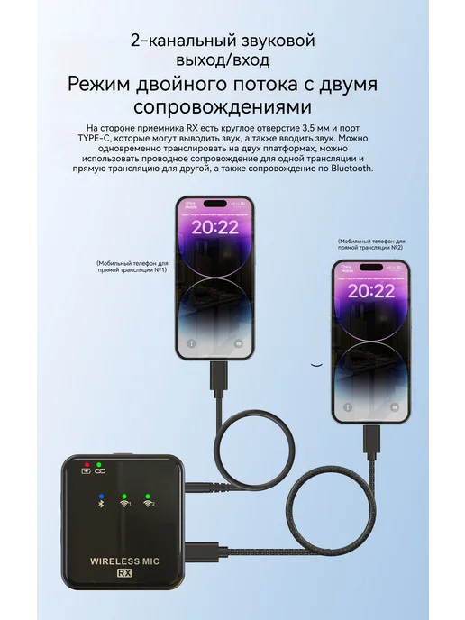 Профессиональная беспроводная микрофонная система, вариант, фото 8