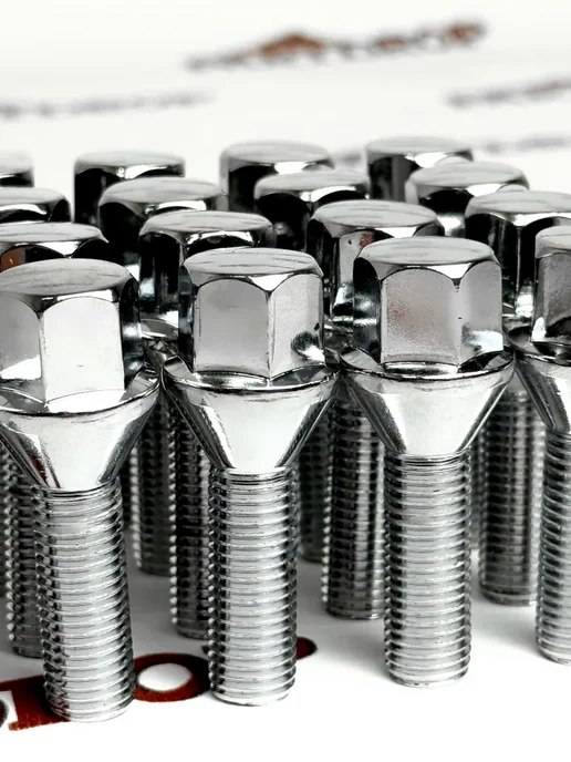 Болты колесные М12х1,5 (17 ключ) 20 штук, 12x1.5, фото 5