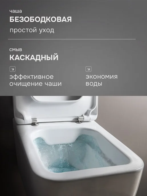 LAUFEN Унитаз подвесной Pro S безободковый микролифт каскадный, белый, фото 3