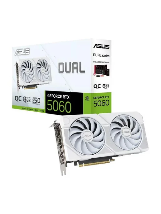 Asus Видеокарта RTX 5060 8 ГБ RTL (90YV0N15-M0NA00), 8 ГБ