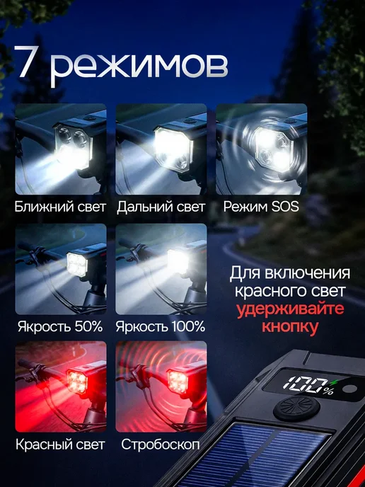 TRUSPIRE Фонарь на велосипед, вариант, фото 6